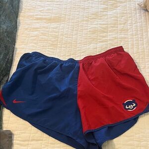 Nike Blue and Red Sports Shorts
